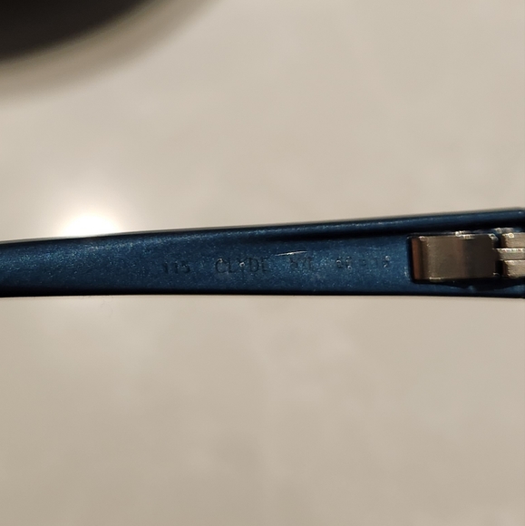 1990s CARRERA Clyde 57E Made in Italy Dark Blue Rectangular Sunglasses 66-18-115 - Picture 10 of 11